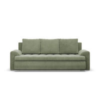 SOFA 3-SITZER MIT SCHLAFFUNKTION FORESTA, Cord - Grün - Grün, Textil (222/92/96cm)