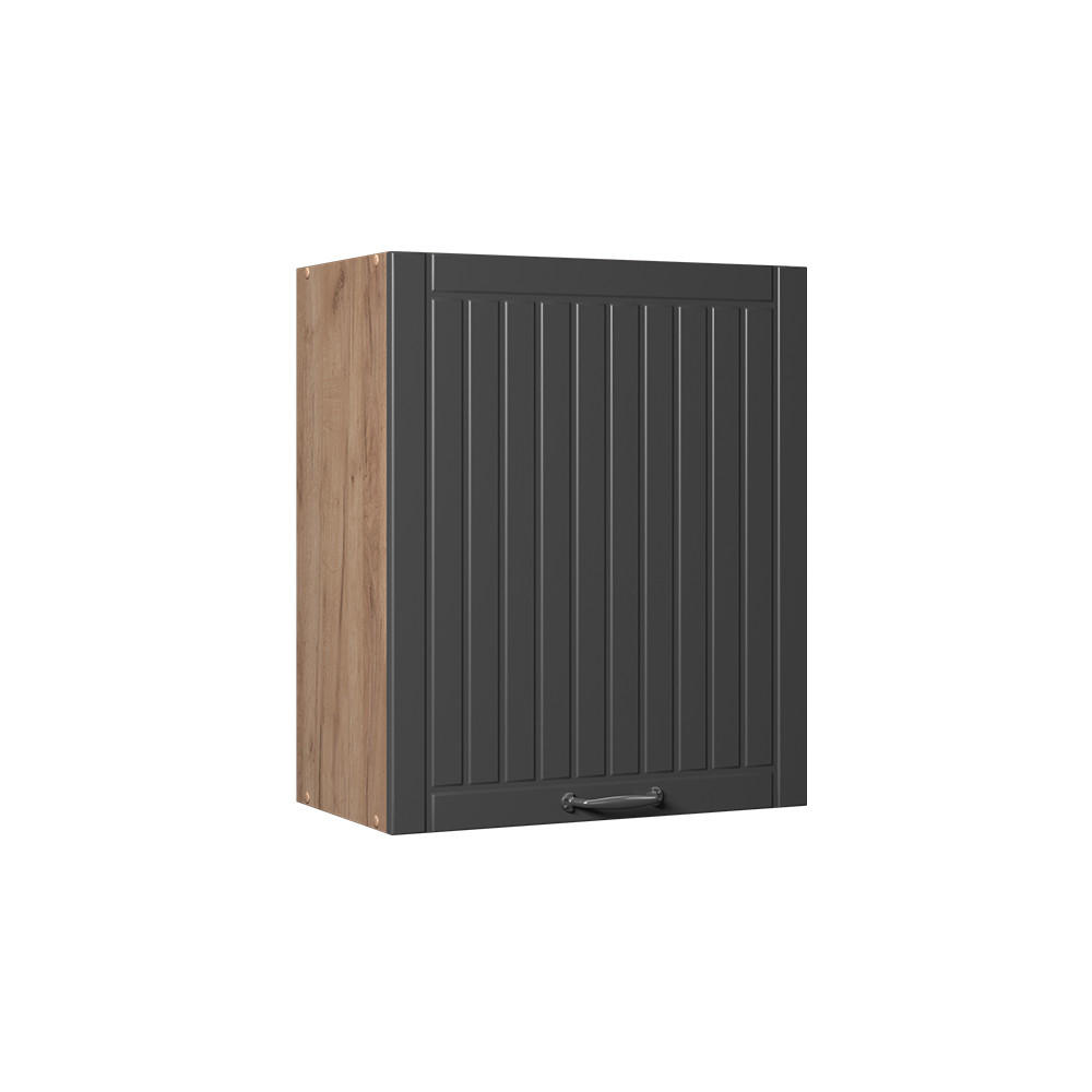 HÄNGESCHRANK Fame-Line, Dunkelgrau, 60 cm - Eichefarben/Dunkelgrau, Holzwerkstoff (60/72/34.1cm) - Vicco