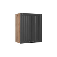 HÄNGESCHRANK Fame-Line, Dunkelgrau, 60 cm - Eichefarben/Dunkelgrau, Holzwerkstoff (60/72/34.1cm) - Vicco