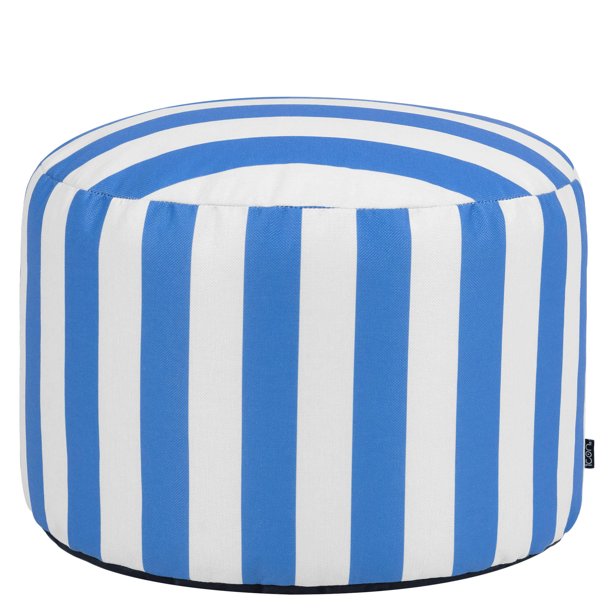 SITZPOUF Milano - Blau, Textil (55/35/55cm) - icon