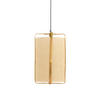 HÄNGELAMPE Sendai Braun Ø37/66 cm - Braun, Holz (37/37/66cm) - Light & Living