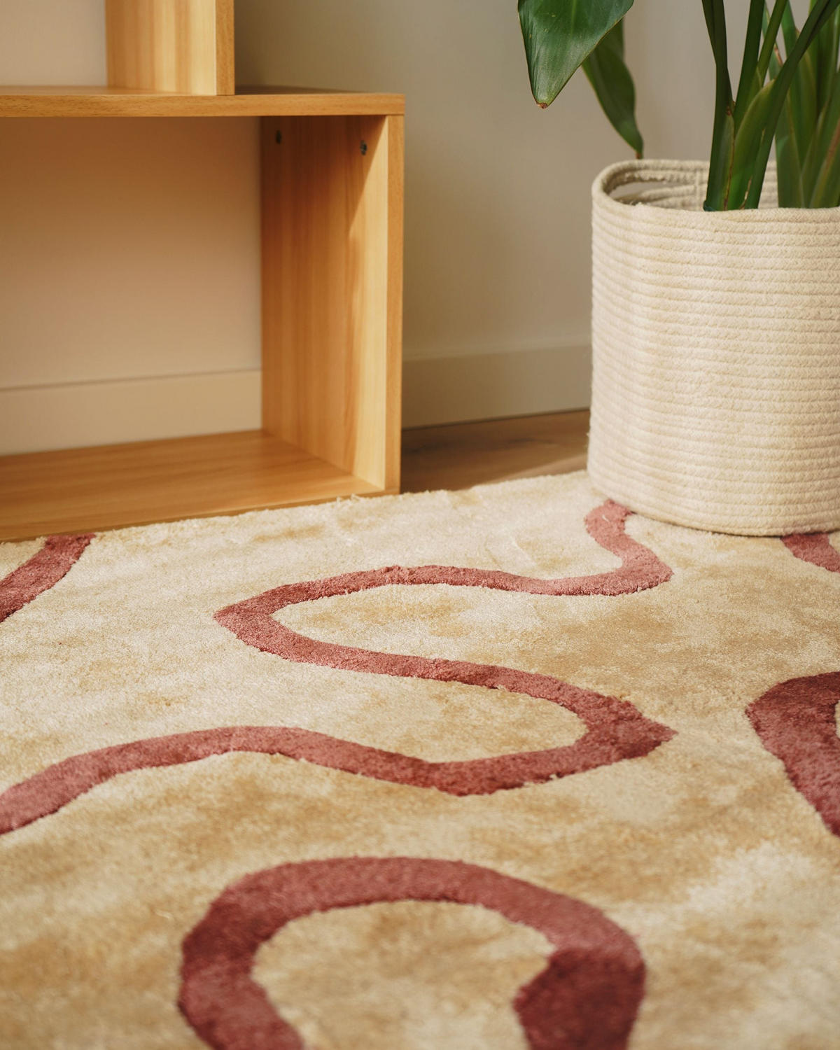 KOBEREC Béžový 160/230 cm Viskóza Kappar - béžová, textil (160/230cm) - Beliani