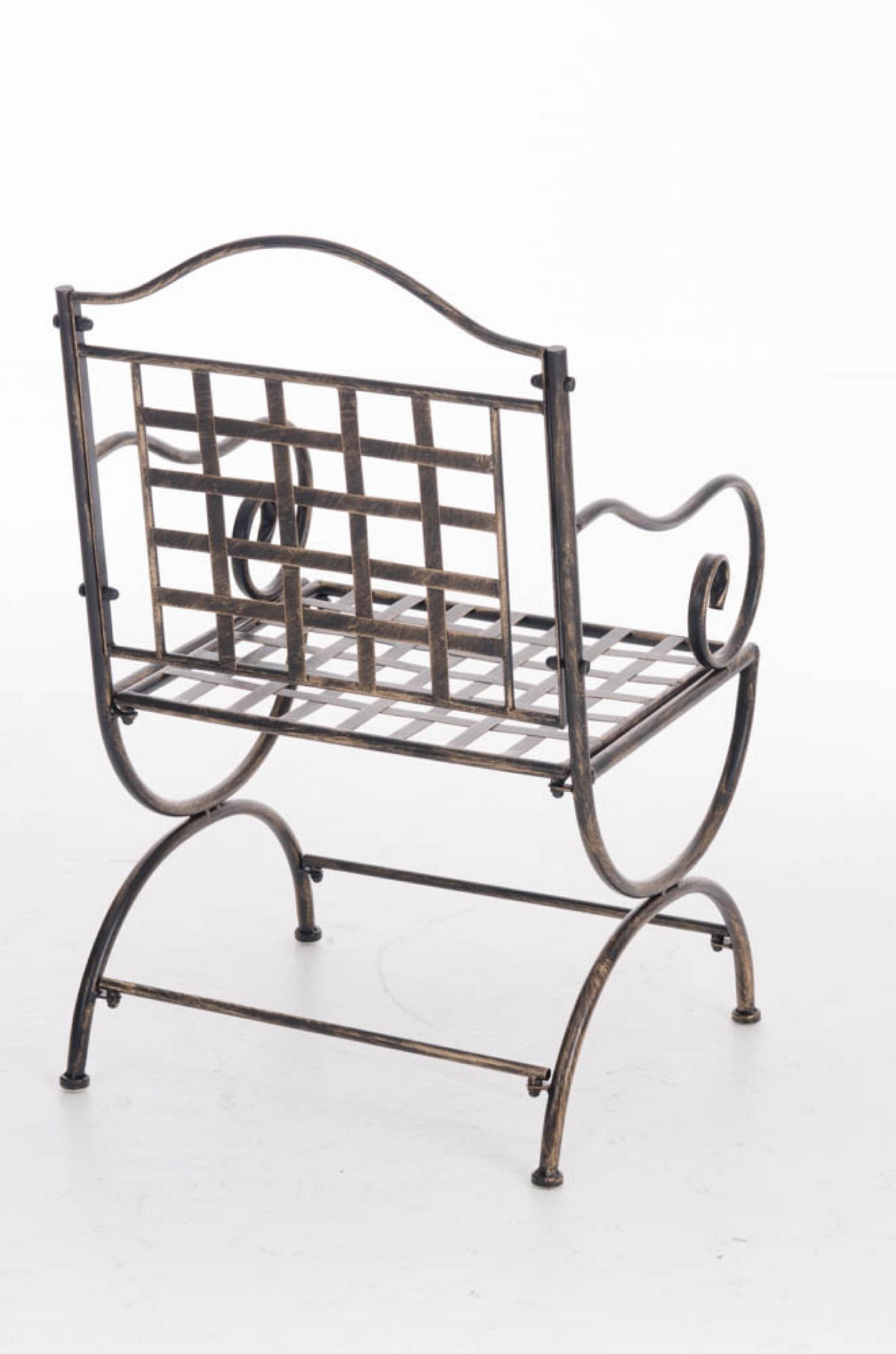 GARTENSTUHL Loma bronze - Braun, Metall (56/53/92cm) - TPFGarden