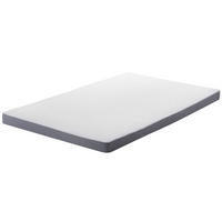 SCHAUMSTOFFMATRATZE mittelfest 90/200/10 cm Piccolo - Weiß, Textil (90/200cm) - Beliani