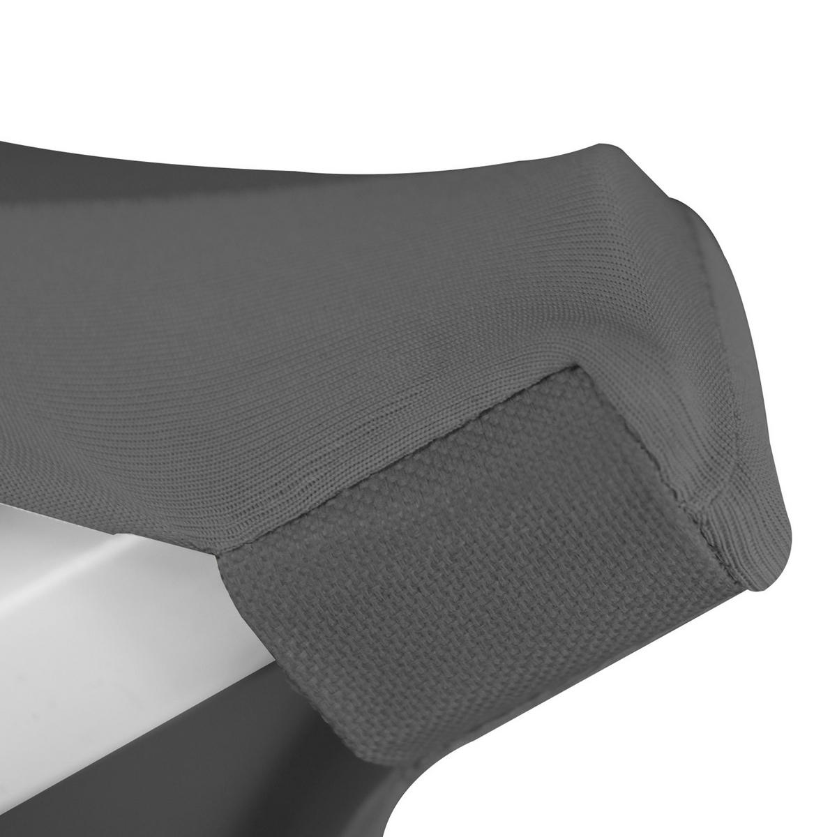 STEHTISCHHUSSE Stella Ø 70cm Anthrazit (5tlg) - Anthrazit, Textil (70/110cm) - Beautissu 