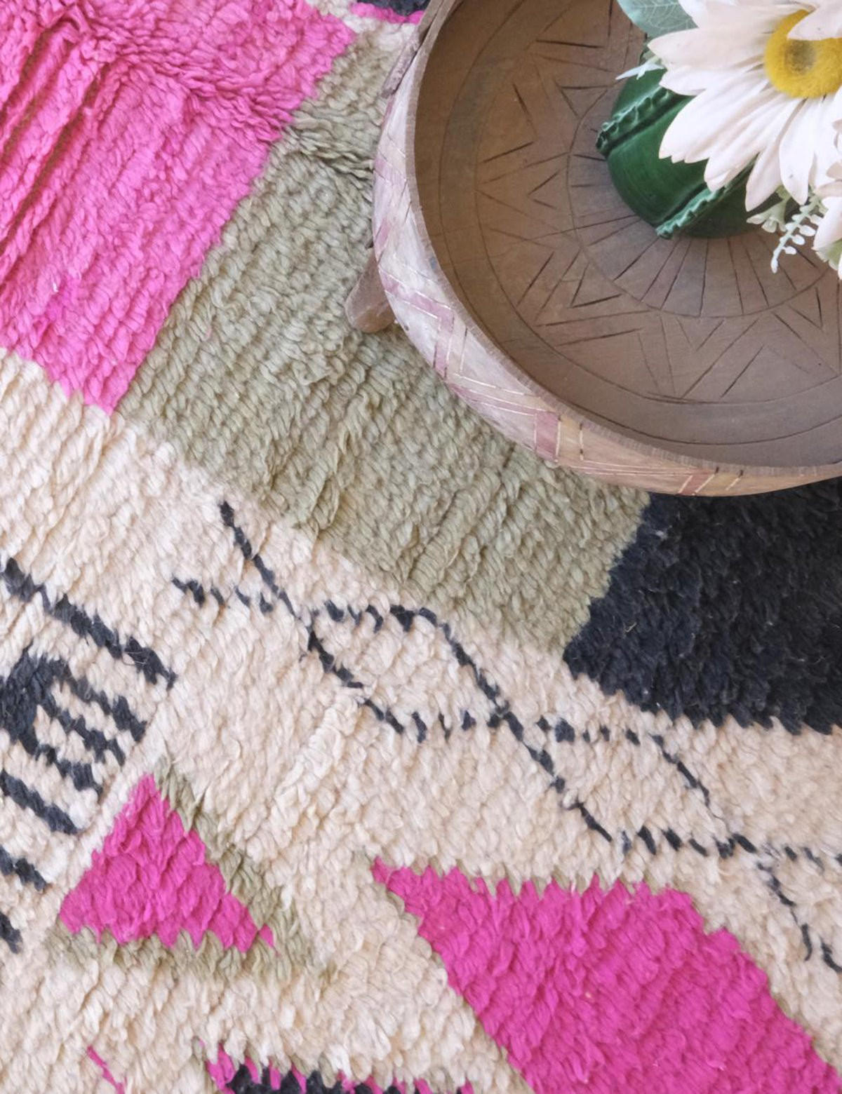 BERBERTEPPICH aus reiner Wolle 179x 274 cm - Multicolor, Naturmaterialien (179/274cm) - AFK Living