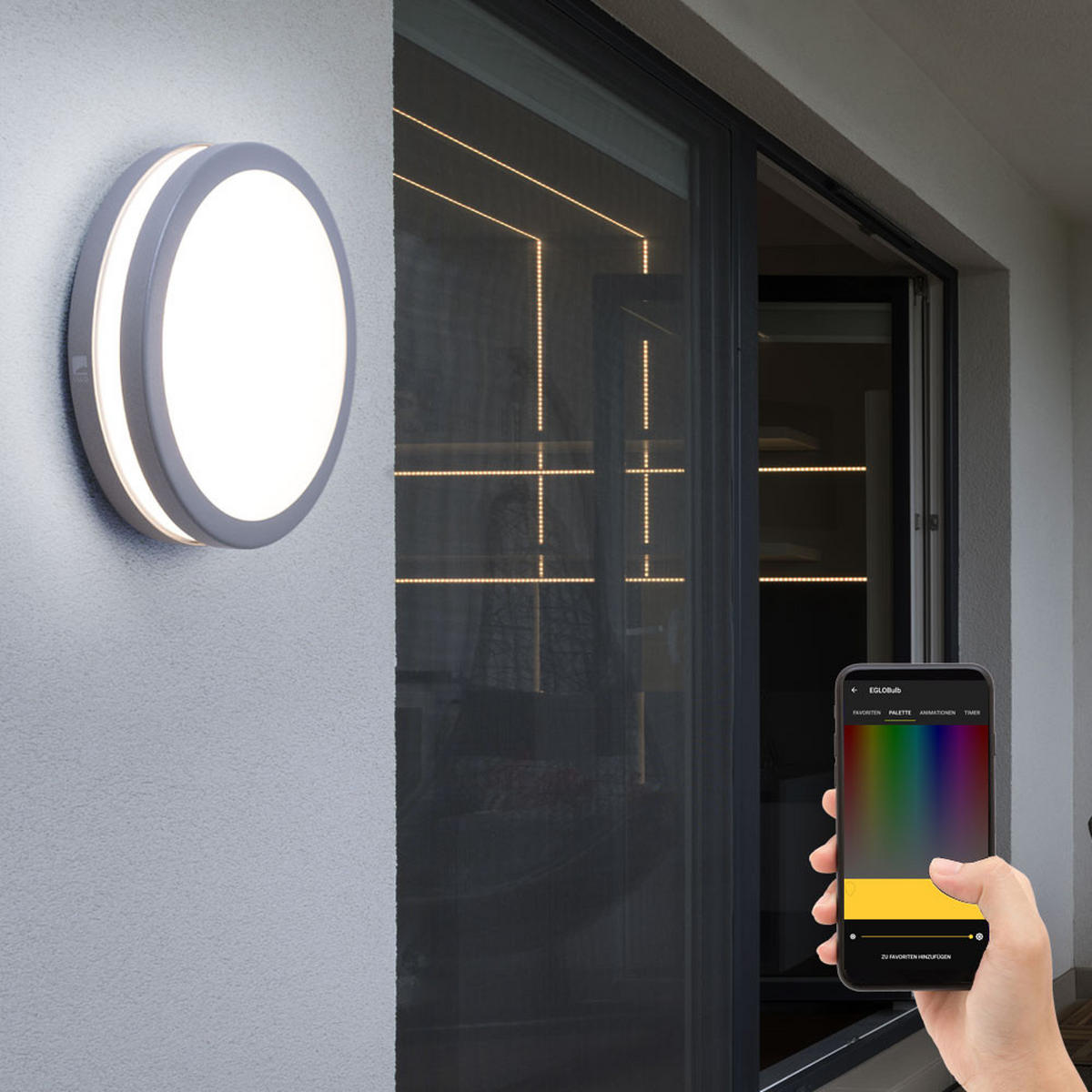 LED WANDEINBAULEUCHTE LOCANA Weiß - Weiß, Metall (26/26/9.5cm)