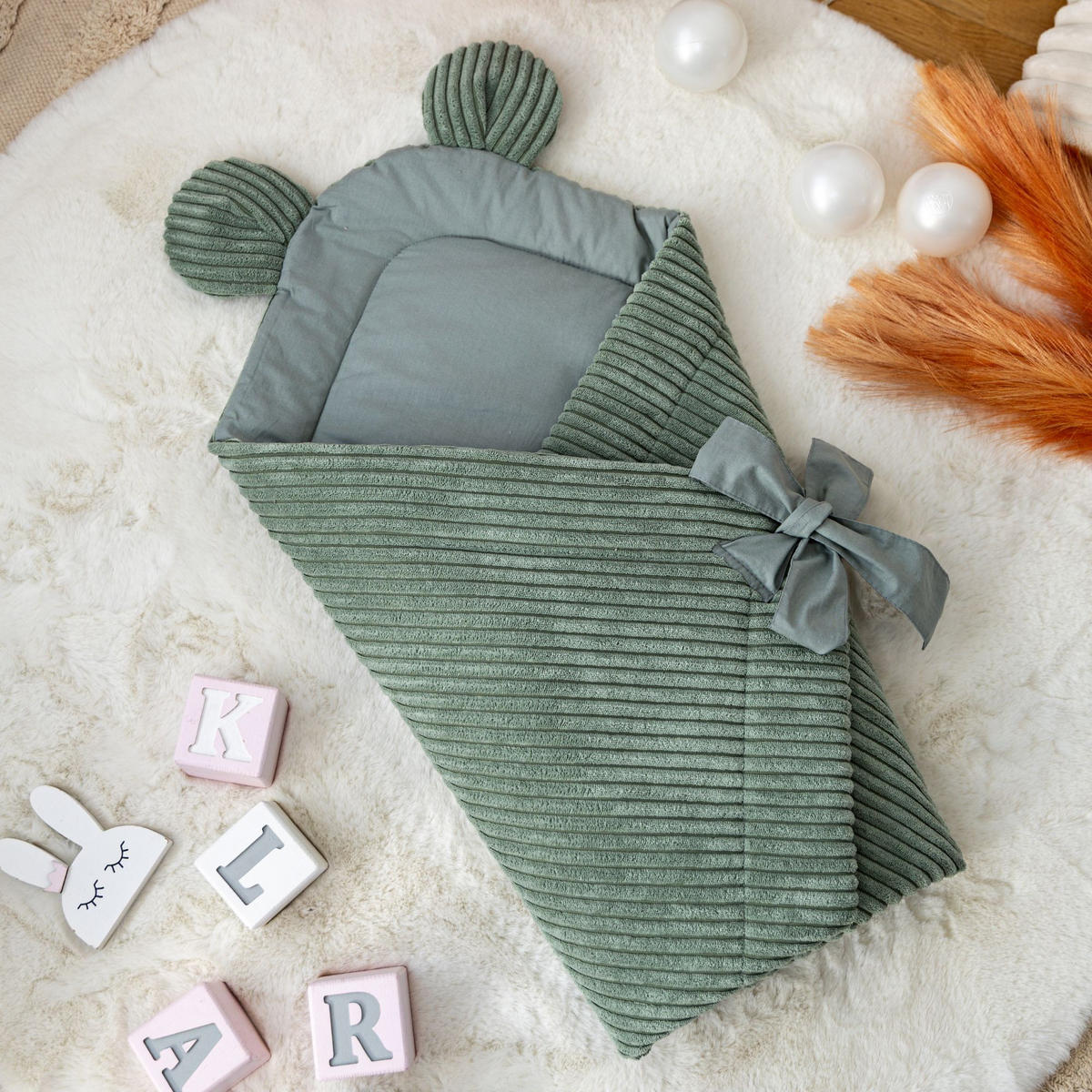 BABYWICKELTUCH, Aesthetic, écru - Weiß, Textil (35/65cm) - MeowBaby