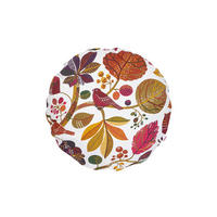 KISSENHÜLLE Rund Zauberwald elfenbein-bunt Baumwolle 50 cm Ø - Ecru/Multicolor, Textil (50/50cm) - beties Heimtextil