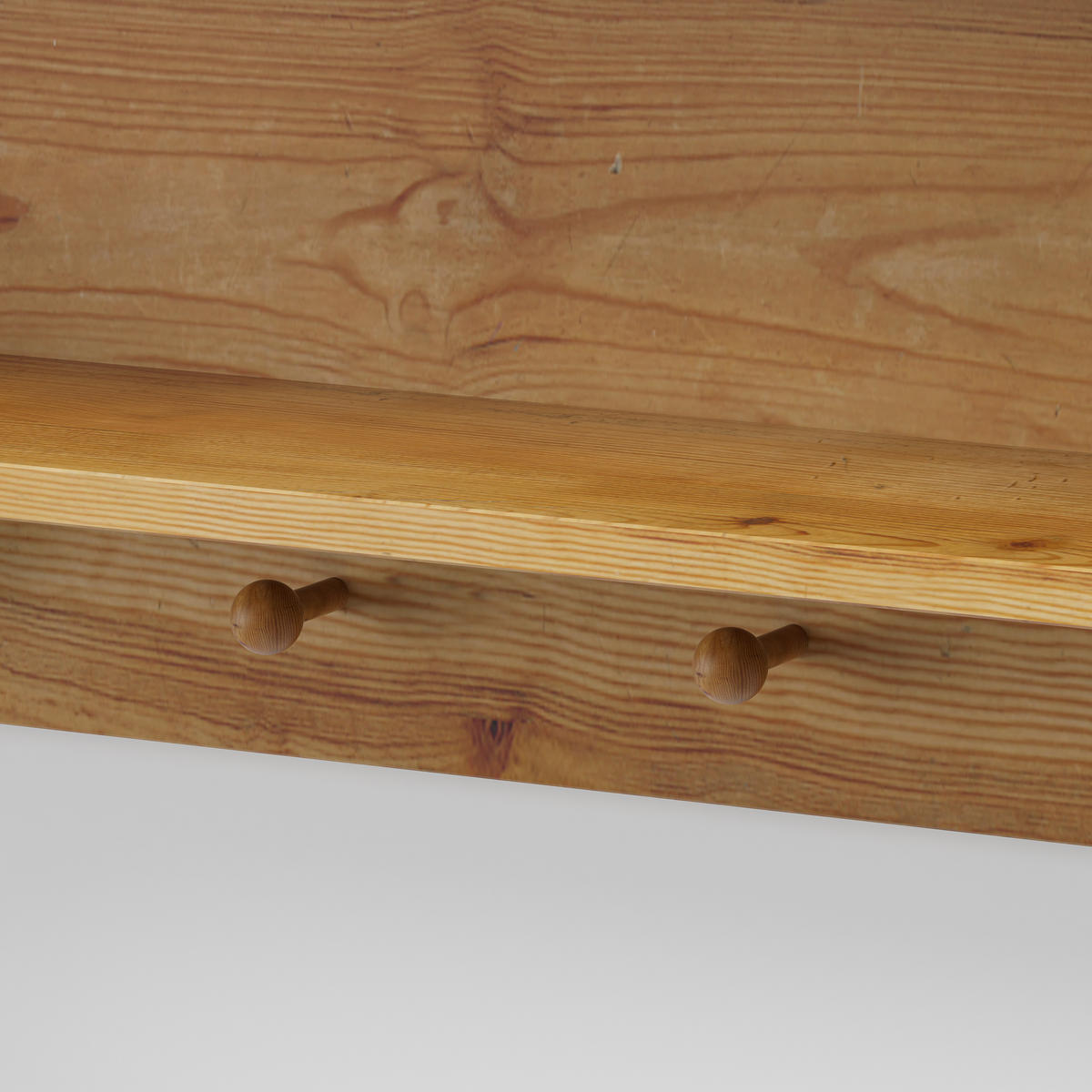 WANDSCHRANK Naturfarben 100/20/80 cm - Naturfarben, Holz (100/80/20cm) - PANGIVO