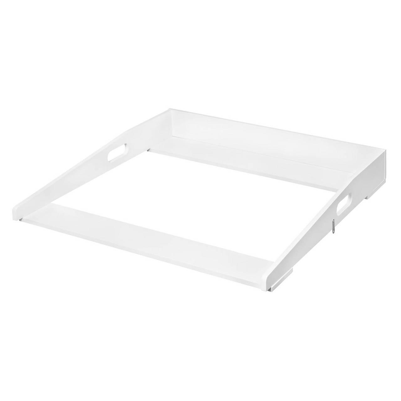 WICKELAUFSATZ für Kommode, 70x10x75 cm, Weiß - Weiß, Holzwerkstoff (70/10/75cm) - Woltu