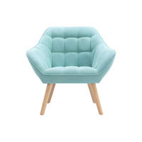 SESSEL mit gerader Rückenlehne - 1 Person - Stoff - Mandelgrün - - Grün, Textil (82/77/73cm) - Vente-Unique