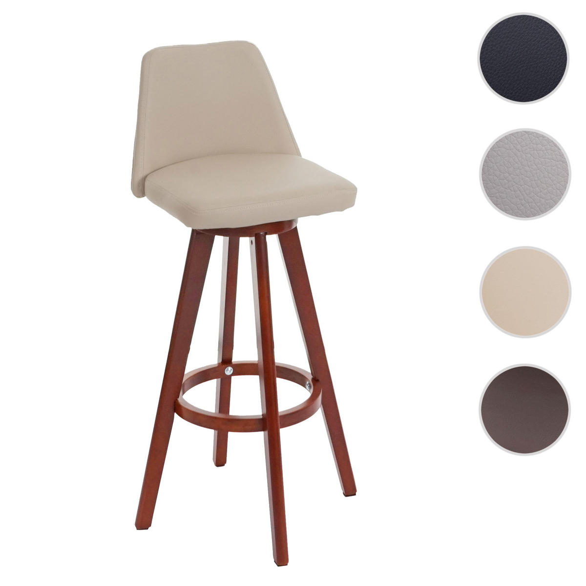 BARHOCKER Cremeweiß - Weiß, Textil (39/105/45cm) - MCW