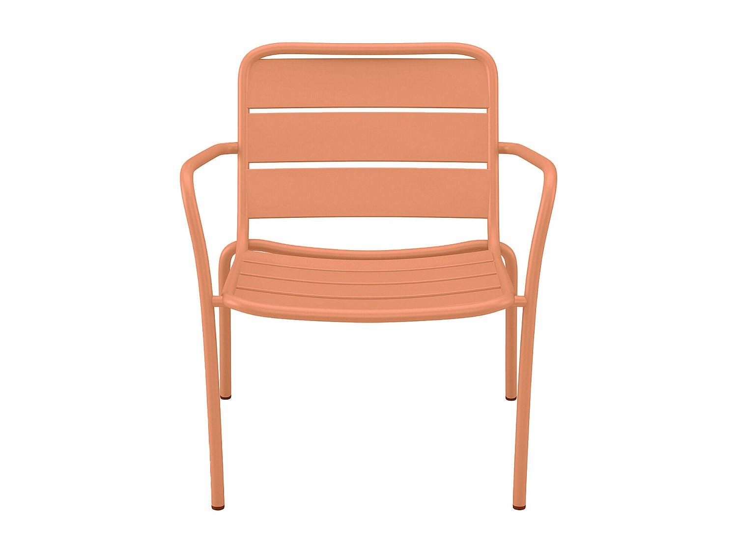 GARTENSESSEL - 1 Person - Metall - Hellorange - - Orange, Metall (60/71.5/67.5cm) - Vente-Unique