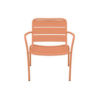GARTENSESSEL - 1 Person - Metall - Hellorange - - Orange, Metall (60/71.5/67.5cm) - Vente-Unique