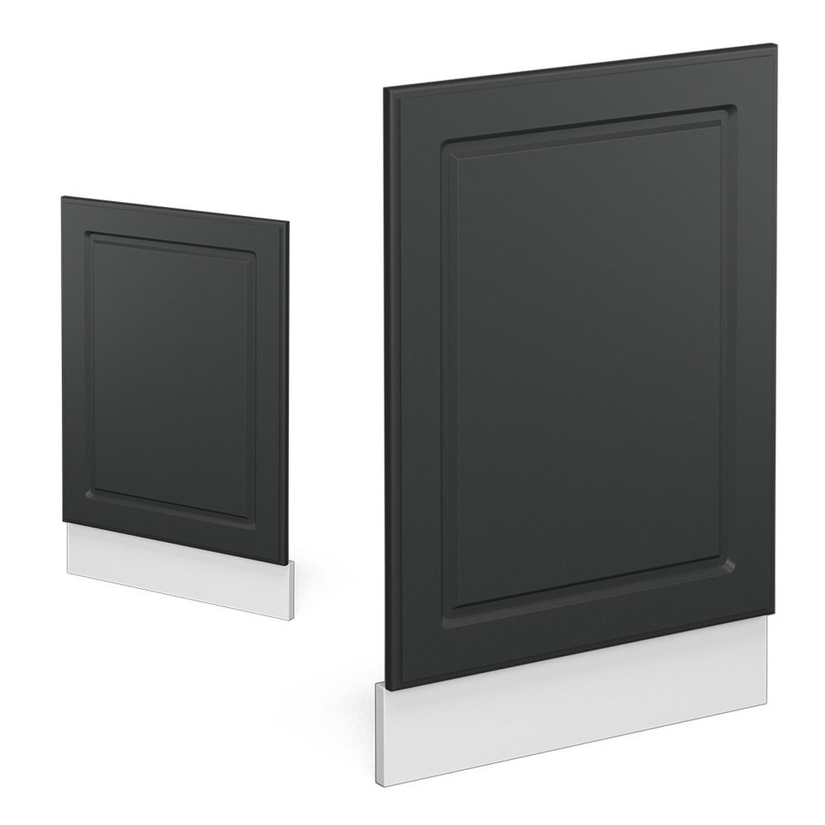 FRONTBLENDE R-Line Anthrazit Landhaus 45 cm, AP Anthrazit - Dunkelgrau/Anthrazit, Holzwerkstoff (45/57.2/1.6cm) - Vicco