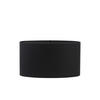 LAMPENSCHIRM Livigno Schwarz 58/24/32 cm - Schwarz, Textil (58/24/32cm) - Light & Living