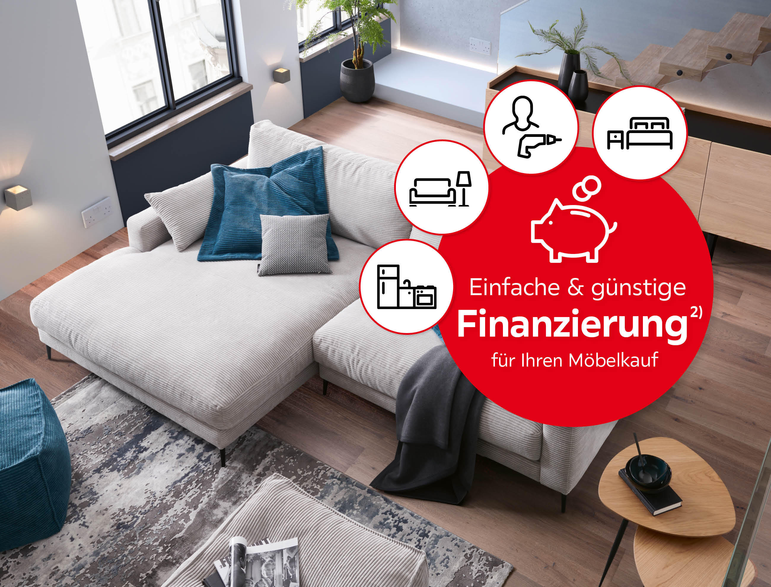 Einfache & günstige Finanzierung für Ihren Möbeleinkauf