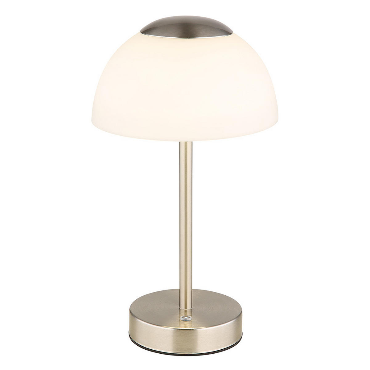 LED TISCHLEUCHTE SARIMA Silber matt - Silberfarben, Glas (15/15/28cm) - Globo Lighting