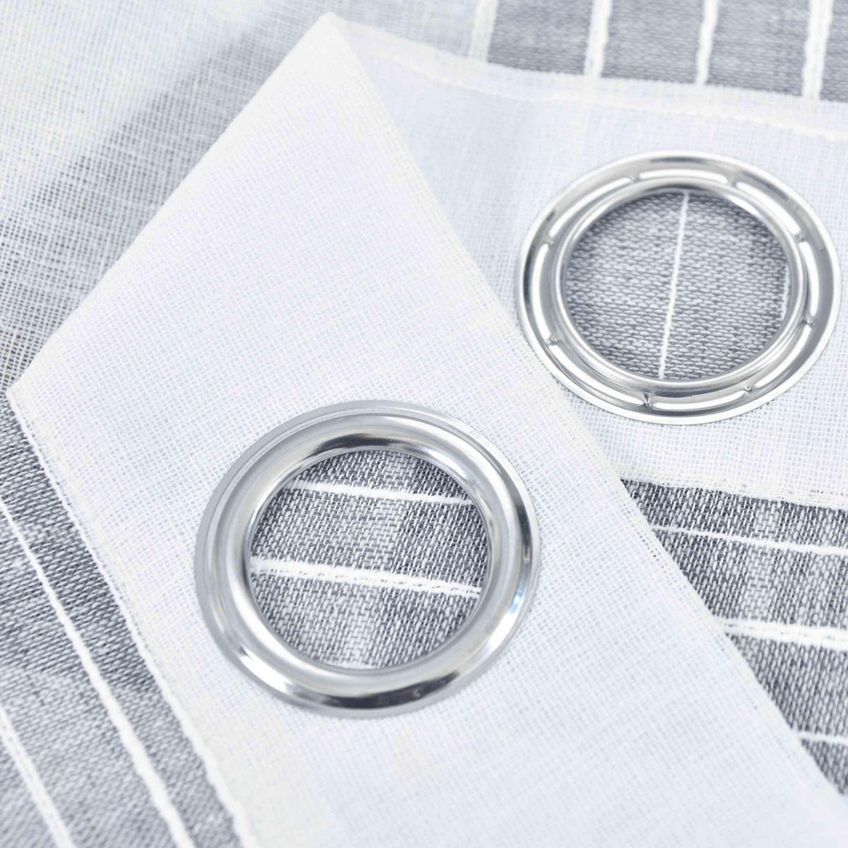 VORHANG »Frankfurt« HxB 245x140 cm Grau - Grau, Textil (140/245cm) - Gardinenbox