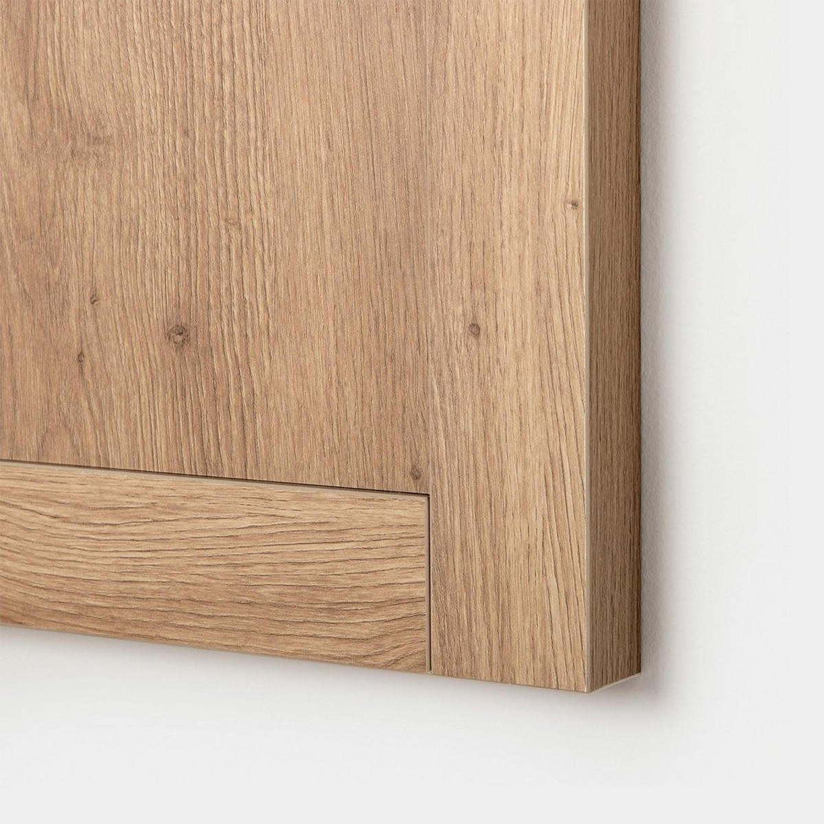 KOPFTEIL DOPPELTES Livorno Natürlich 160 cm x 70 cm - Naturfarben, Holzwerkstoff (160/3cm) - Klast Home