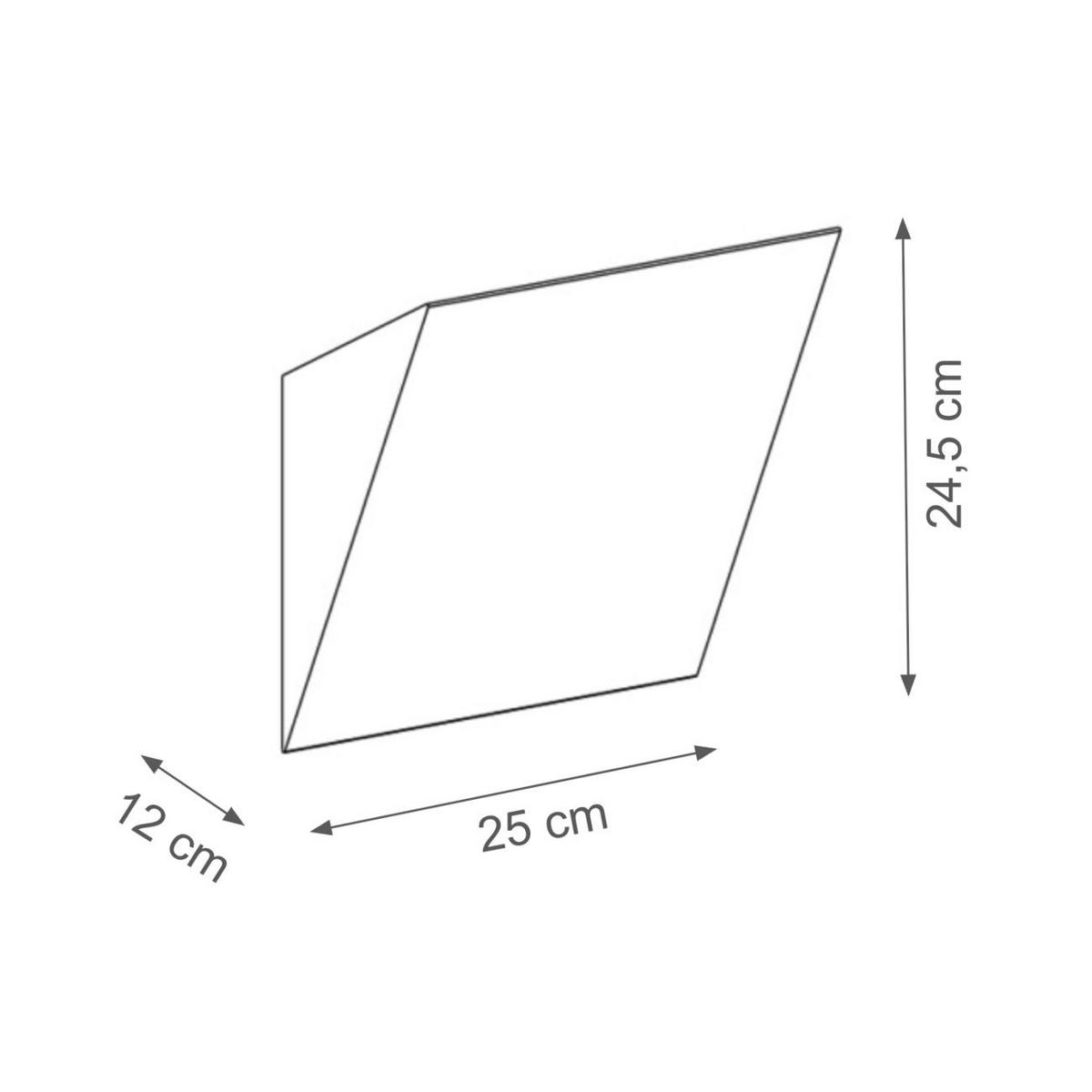 WANDLEUCHTE Norys, Weiß, 25cm - Weiß, Naturmaterialien (12/24.5/25cm) - KOSILUM