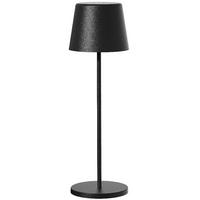 TOUCH-TISCHLAMPE KELLY schwarz - Schwarz, Metall (11.3/11.3/38cm) - Lumisky
