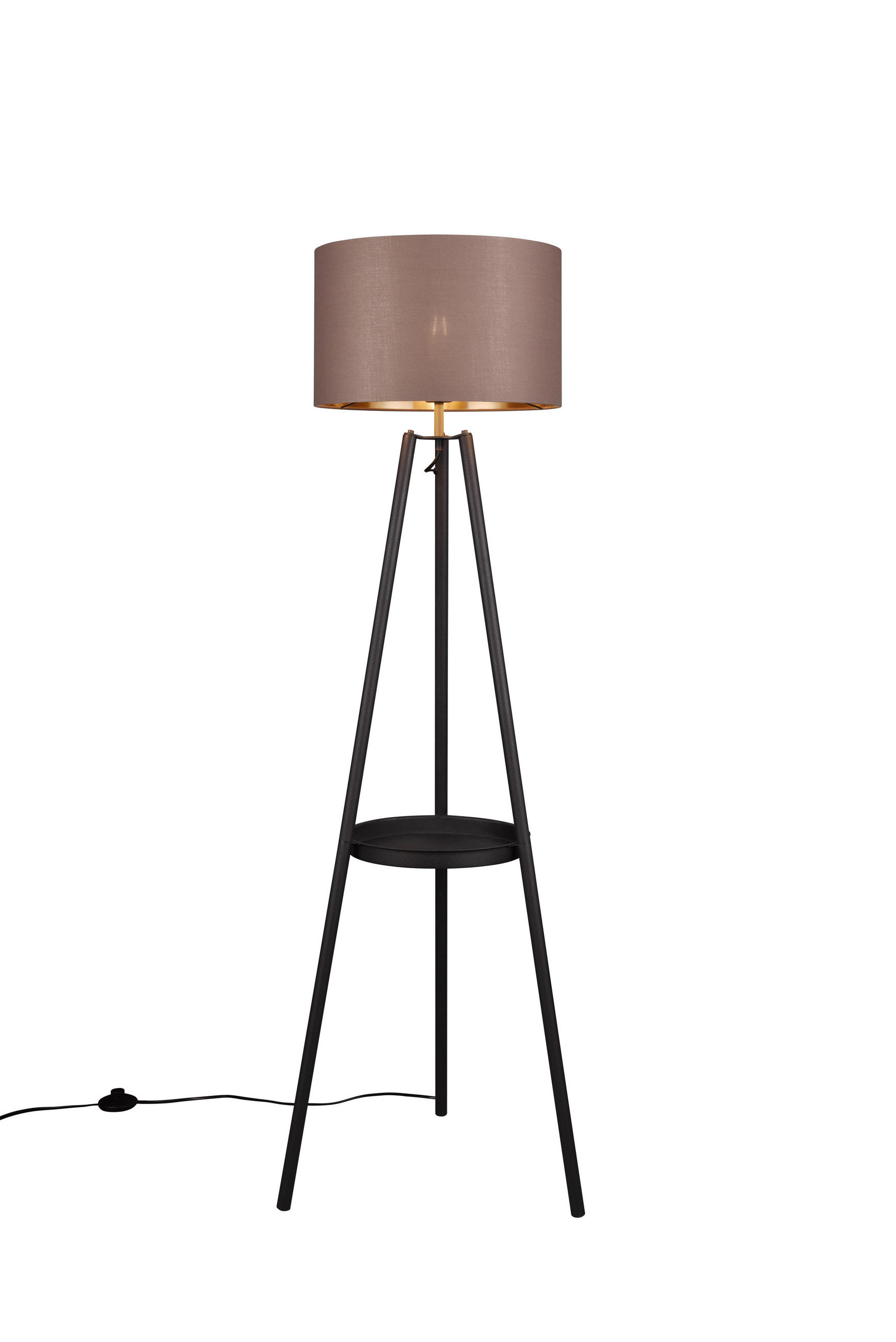 STEHLAMPE COLETTE - Schwarz - 57/57/152.5 cm - Schwarz, Metall (57/57/152.5cm) - Trio Leuchten