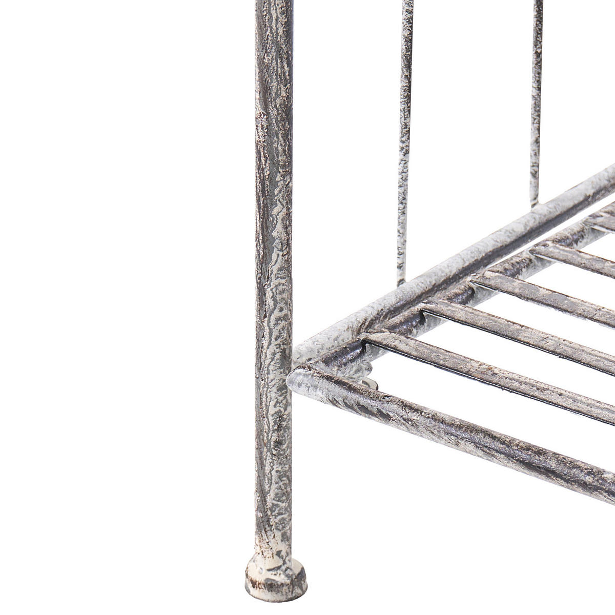 RAFT metal 123 cm 59 cm gri Visano - gri închis/gri, metal (59/123/30cm) - Beliani