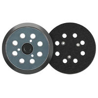 SCHLEIFTELLER – 123 mm (2er-Pack), 8-Loch-Design - Grau, Metall (12.3/12.3/1cm) - DCA