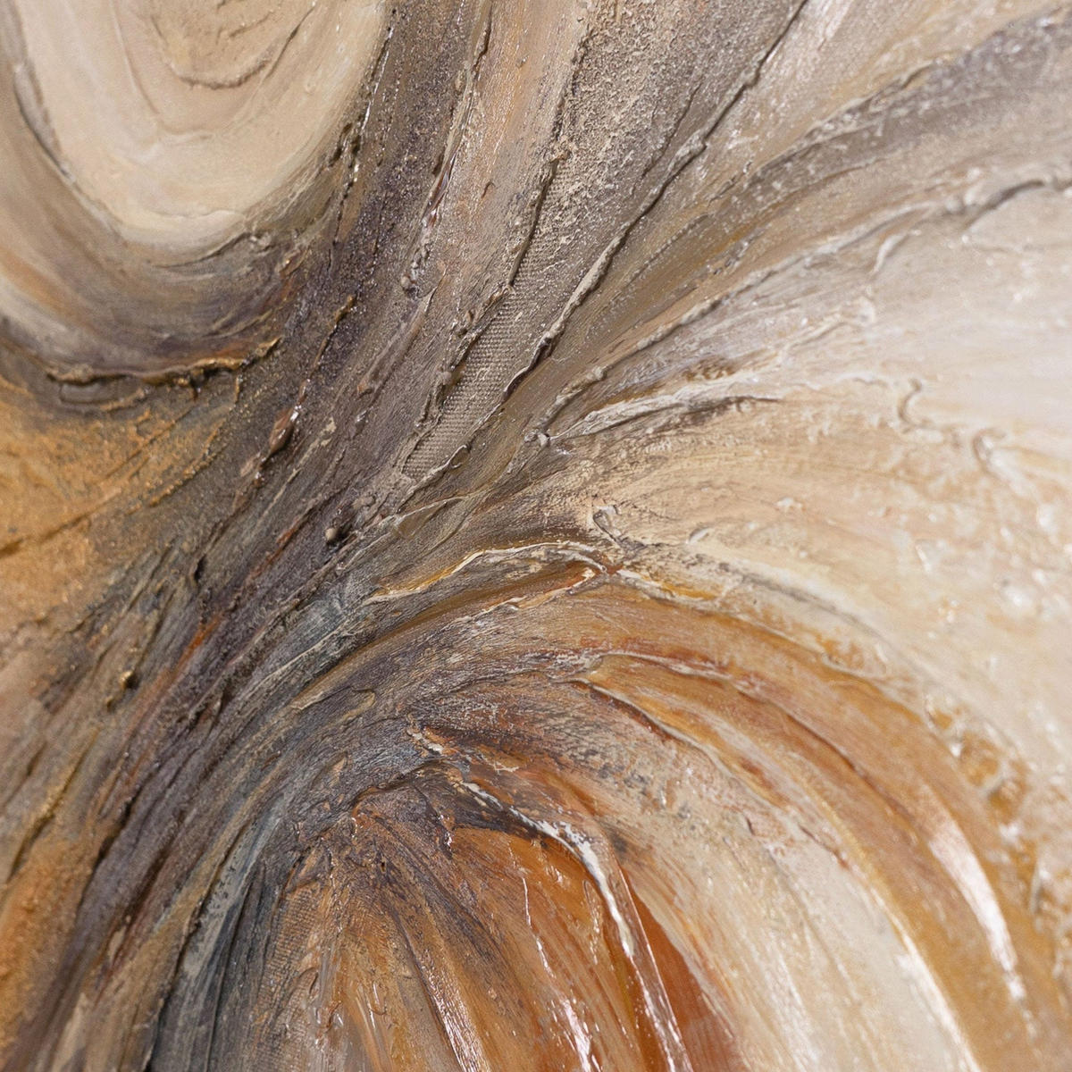 GEMÄLDE Energie des Stroms Schattenfugenrahmen Eichefarben 120x80 cm - Eichefarben, Holz (120/80cm) - YS-art gallery