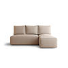ECKSOFA mit Schlaffunktion SAVIO MINI Curio 15 Rechts - Beige, Textil (200/140cm) - Bedante