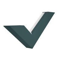 LED-WANDLEUCHTE - Blau, Metall (46/24/5cm) - Lumicom