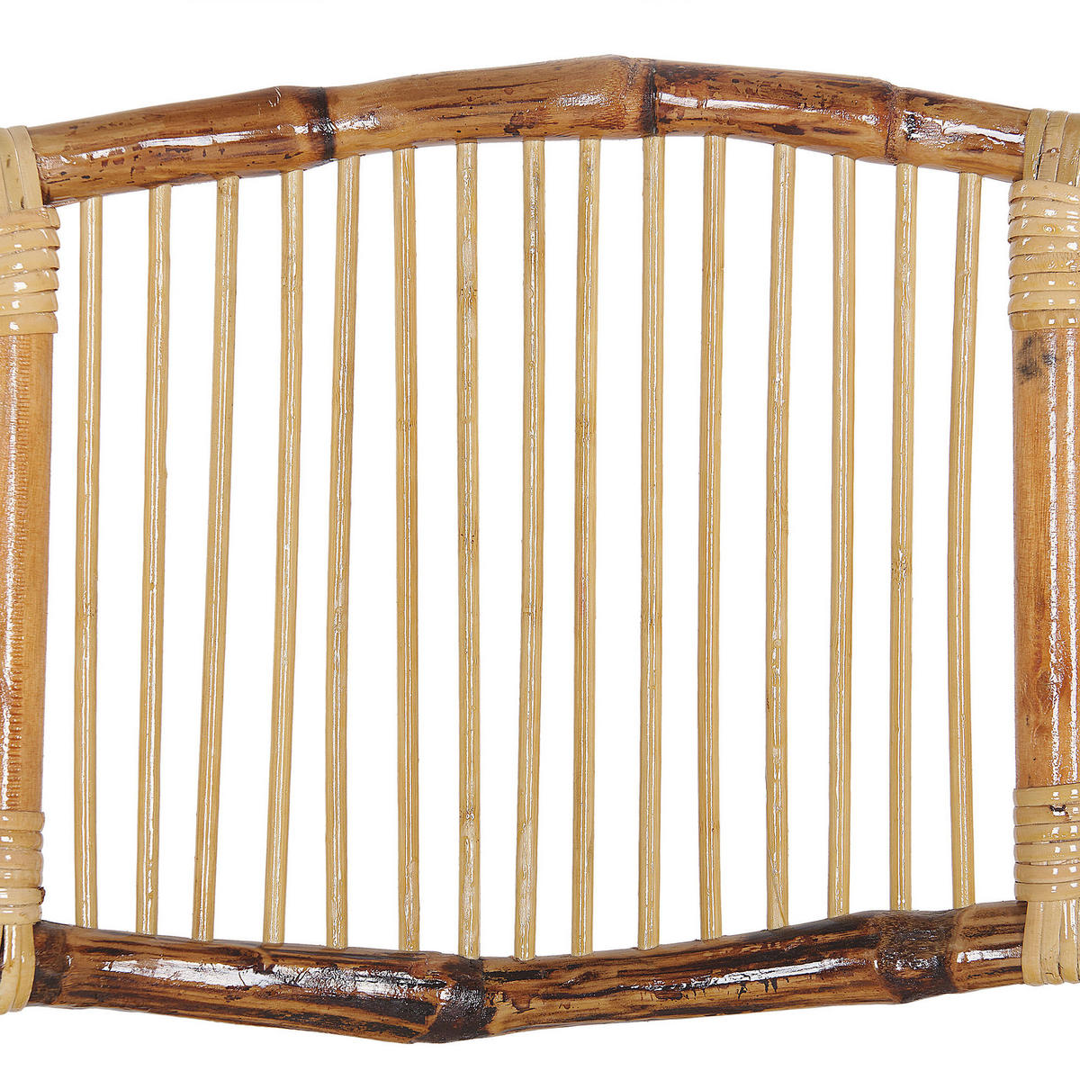 ESSZIMMERSTUHL 4er-Set Bambusholz Braun Trentor - Braun, Holz (46/90/53cm) - Beliani