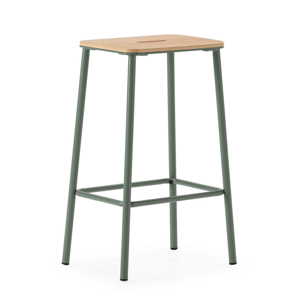 BARHOCKER Abba Grün 30/42/65 cm 2er-Set - Grün, Holz (42/65/30cm) - Drawer