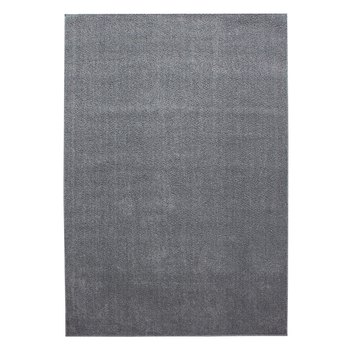TEPPICH Kurzflor Uni Polypropylen Wohnzimmer Hellgrau Rechteckig 120x170 - Grau, Textil (120/170cm) - KADIMA DESIGN