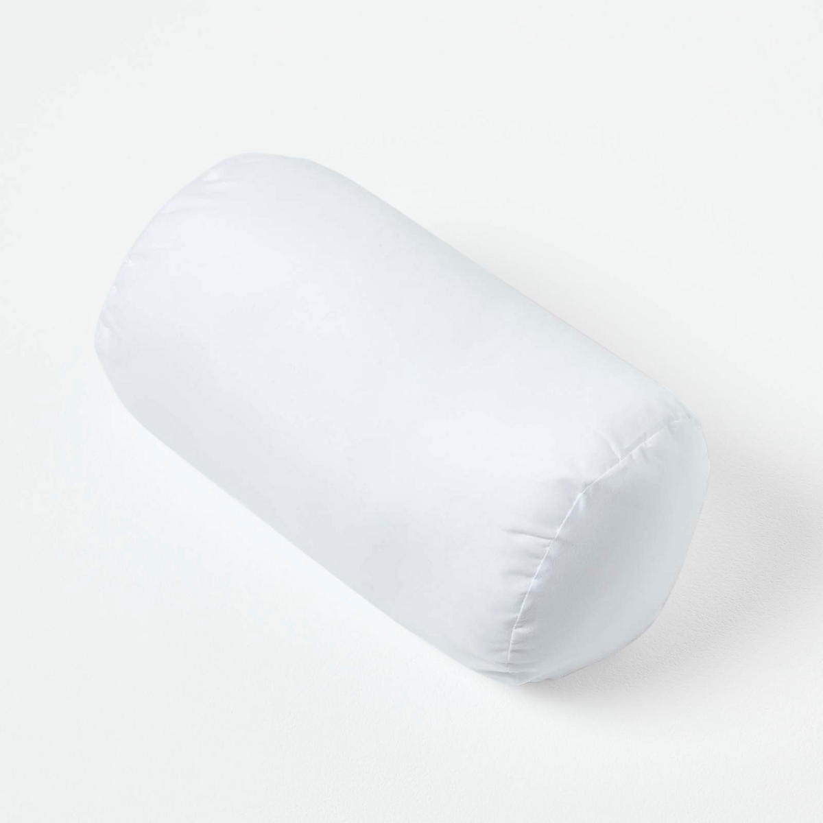NACKENROLLE Füllkissen – Mikrofaser, 30/18 cm - Weiß, Textil (18/30cm) - Homescapes