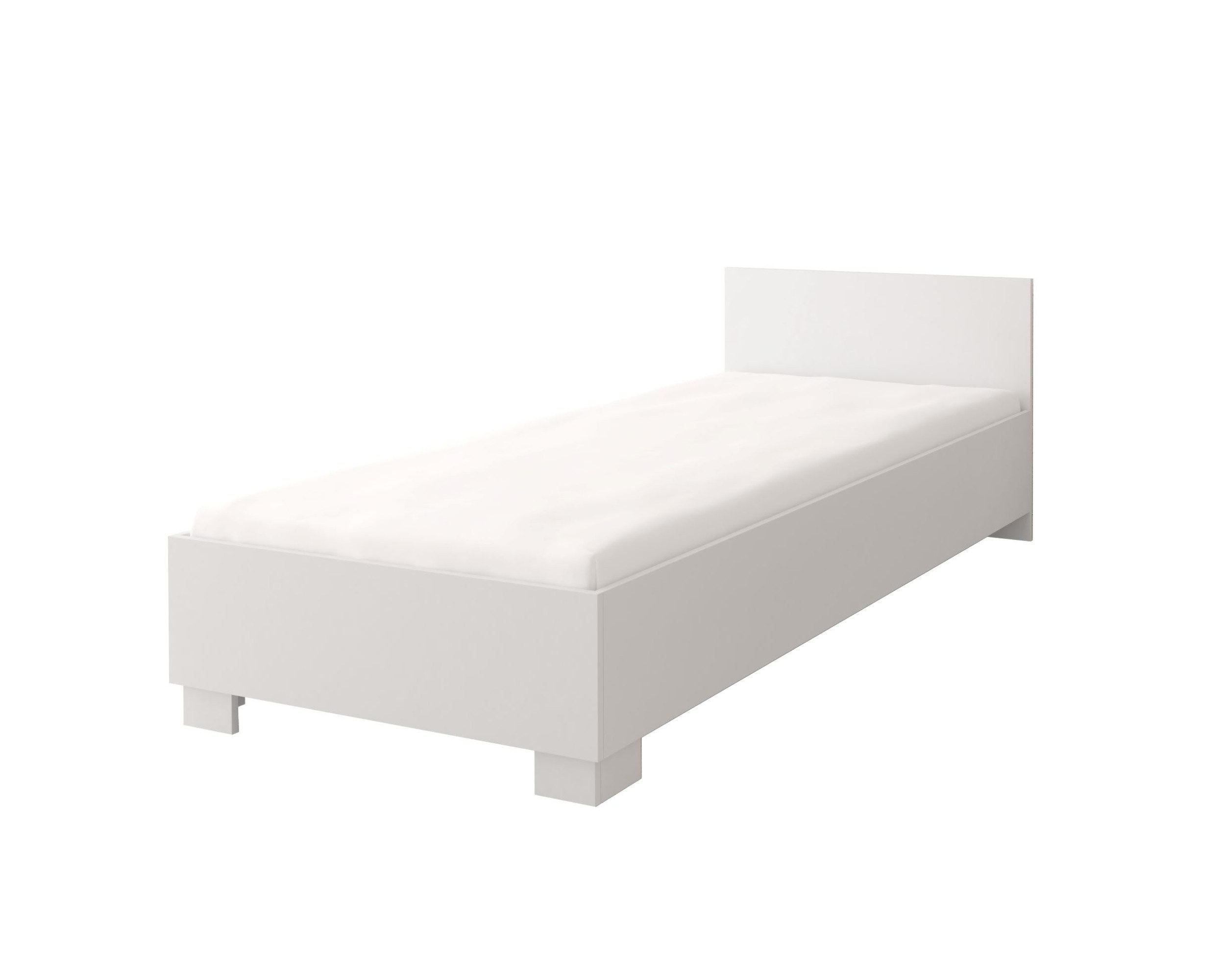 JUGENDBETT OLMO 90/200 Weiß - Weiß, Holzwerkstoff (90/200cm) - Deine Möbel 24