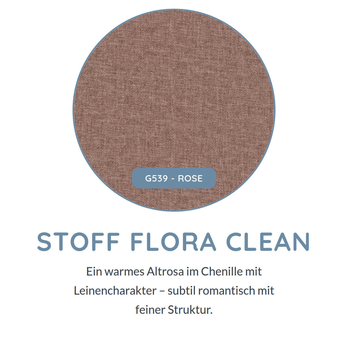 2,5-SITZER Vaasa Chenille Rosa klappb. Kopfstützen 198/100/81 cm - Altrosa, Kunststoff/Textil (198/81/70cm) - foamnova