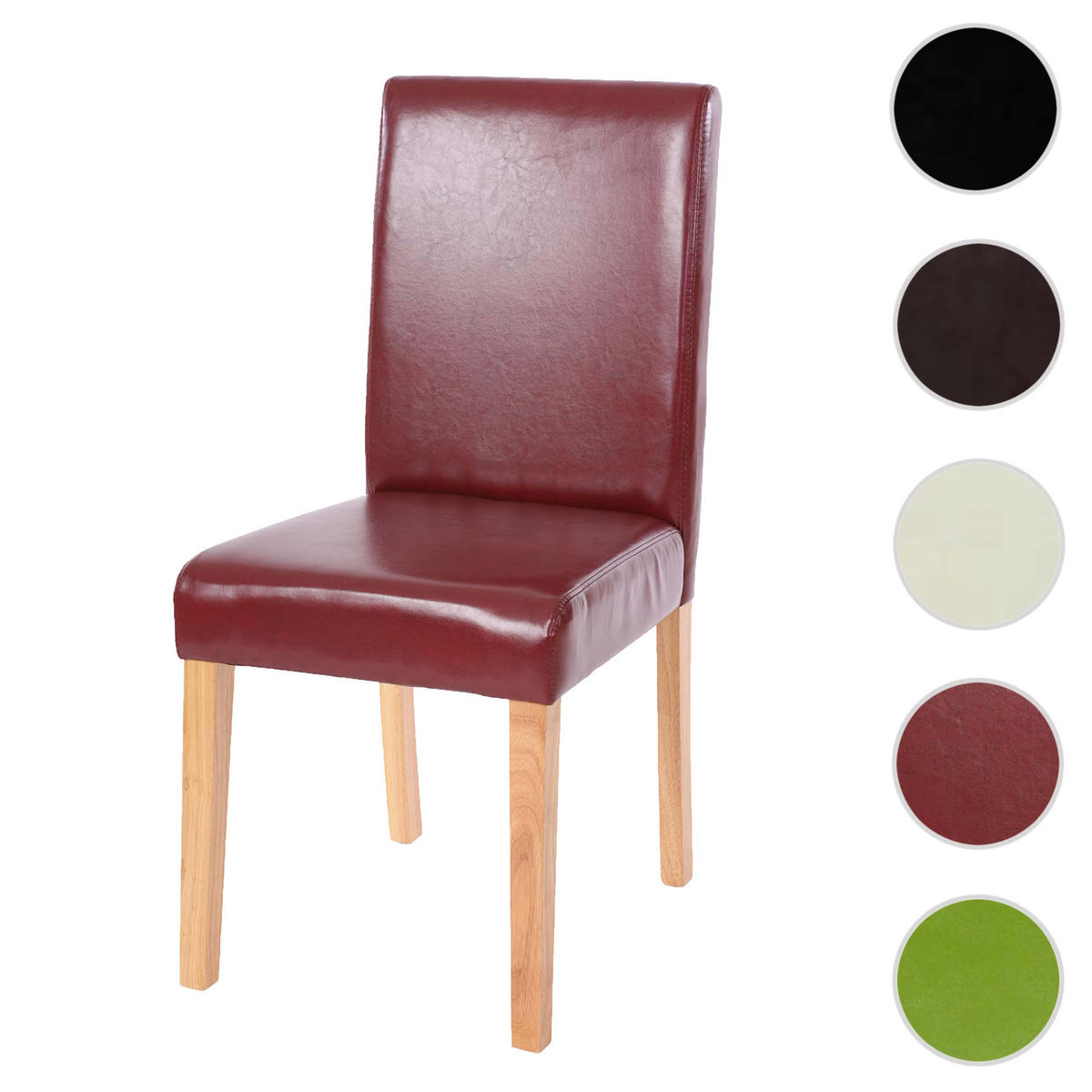 ESSZIMMERSTUHL Rotbraun, Braun - Rotbraun/Braun, Textil (43/90/56cm) - MCW