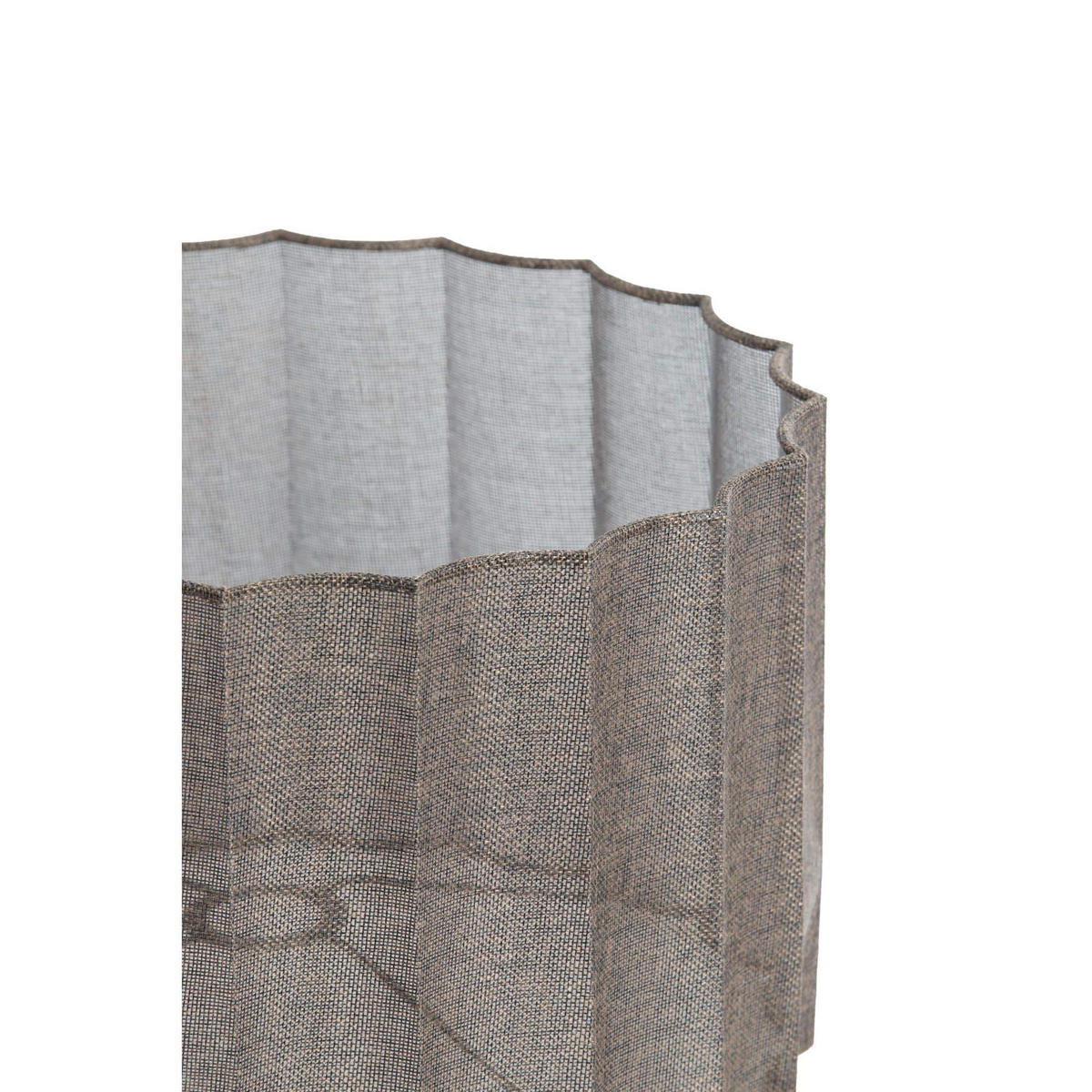 LAMPENSCHIRM Disli Braun 40/40/25 cm - Braun, Textil (40/40/25cm) - Light & Living