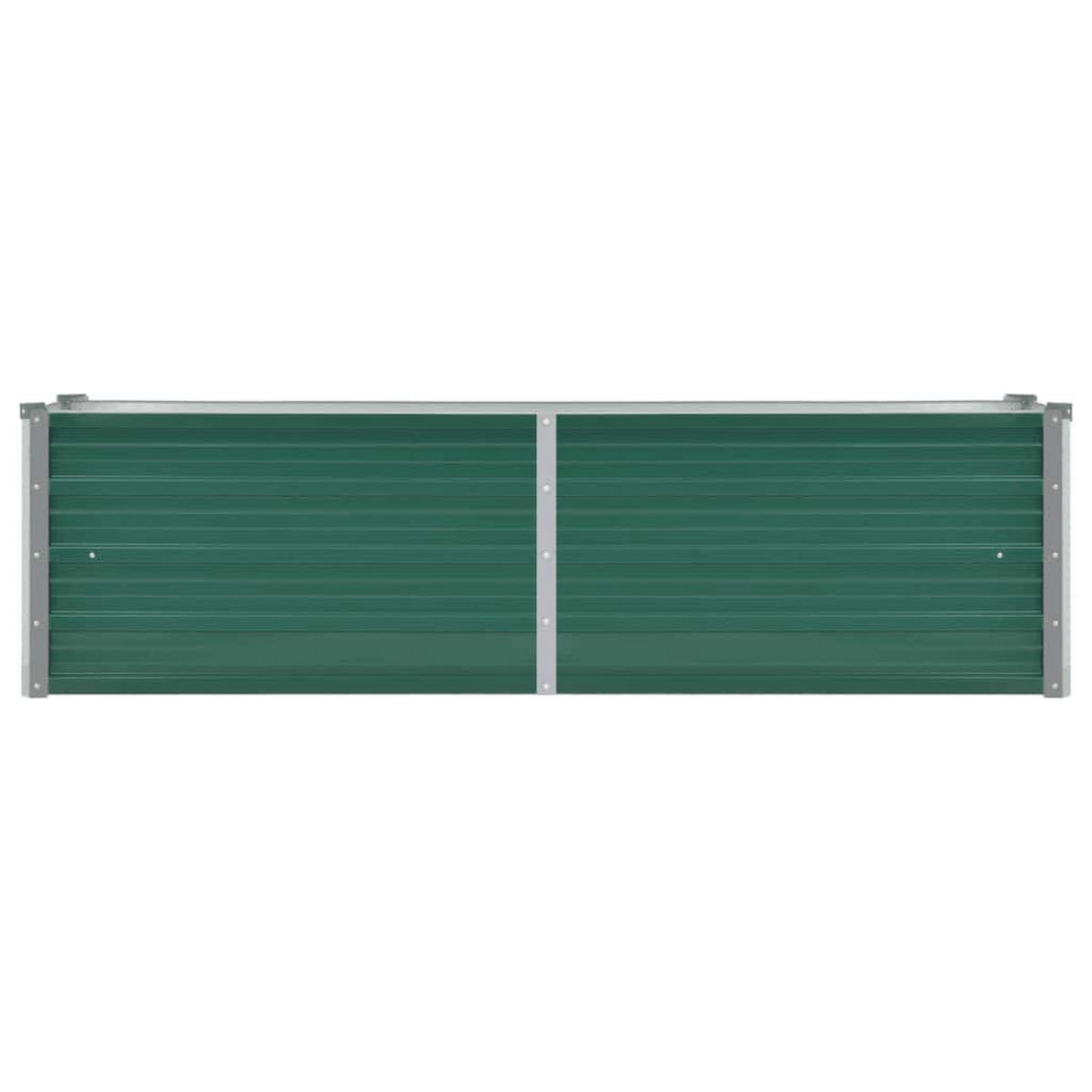 HOCHBEET 160/40/45 cm, aus Verzinkter Stahl, Grün - Grün, Metall (40/45/160cm) - vidaXL