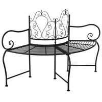 BAUMBANK 150 Cm Schwarz Stahl - Schwarz, Metall (150/95/63.5cm) - vidaXL