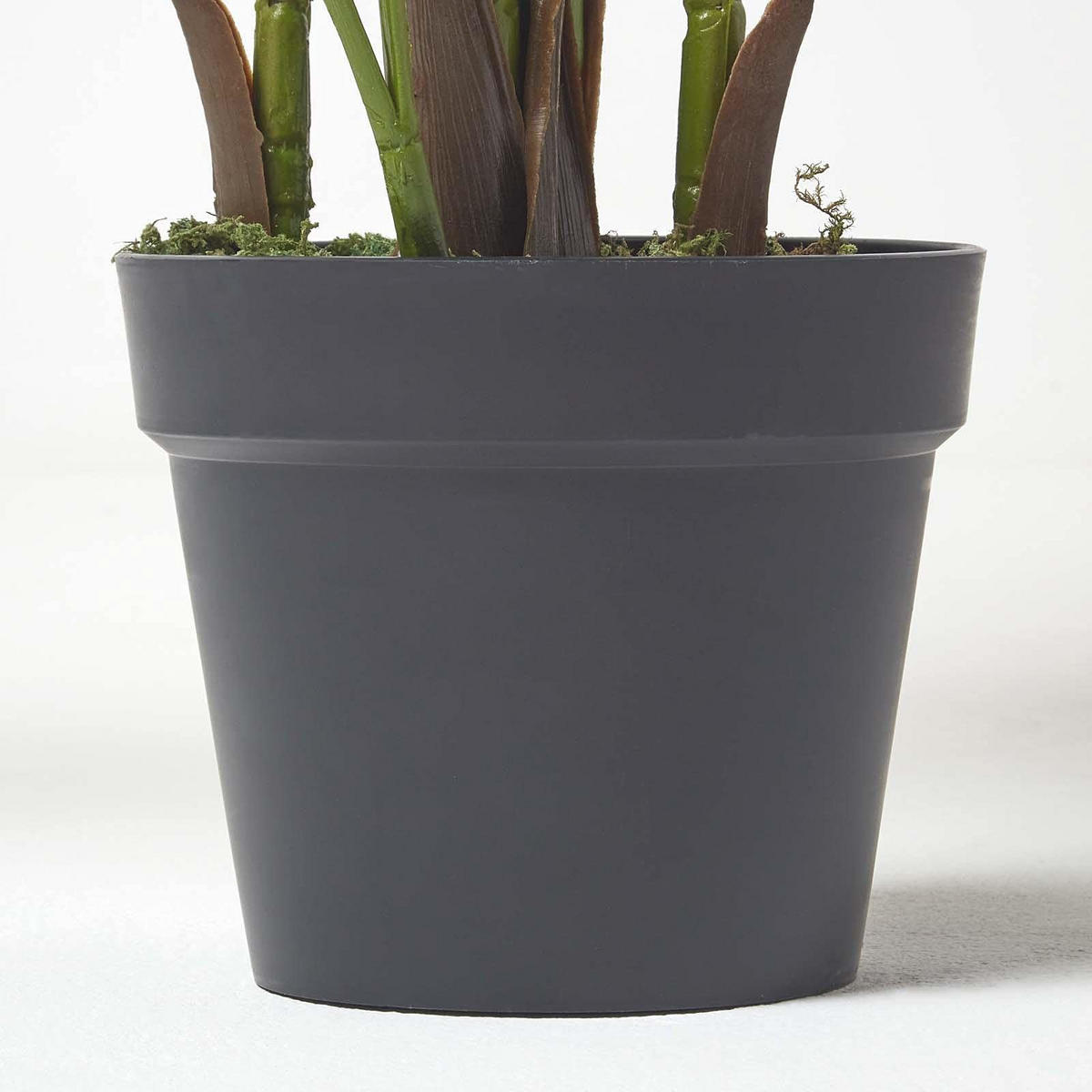 KUNSTPALME Areca, 160 cm - Grün, Kunststoff (160cm) - Homescapes