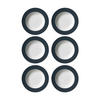 SUPPENTELLER Doppio Anthrazit ø 22 cm 6er Set - Anthrazit, Keramik (22cm) - Ritzenhoff Breker