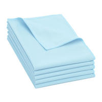 GESCHIRRTÜCHER, 5er-Set, 35x40 cm, 80% Polyester, 20% Polyamid, Blau - Hellblau, Textil (35/40cm) - Zollner