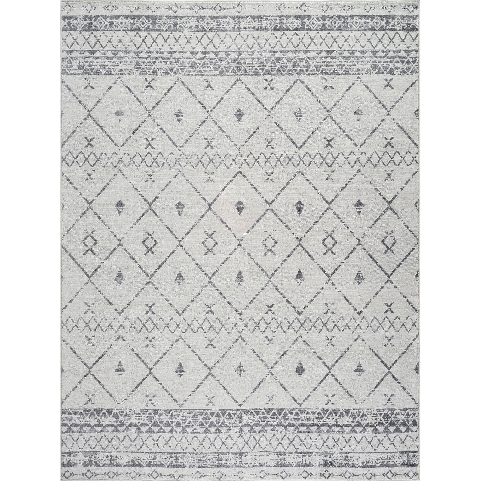 Livabliss Kurzflorteppich Weiß 120x170 cm