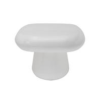 BEISTELLTISCH Roca Weiß 49/49/36 cm - Weiß, Metall (49/49/36cm) - Leitmotiv