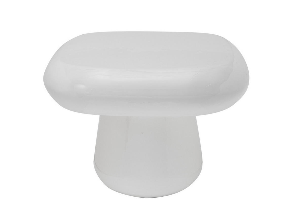 BEISTELLTISCH Roca Weiß 49/49/36 cm - Weiß, Metall (49/49/36cm) - Leitmotiv