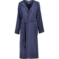 BADEMANTEL DAMEN KAPUZE UNI 827 BLAU - 17 - Blau, Textil (Lnull) - Cawoe